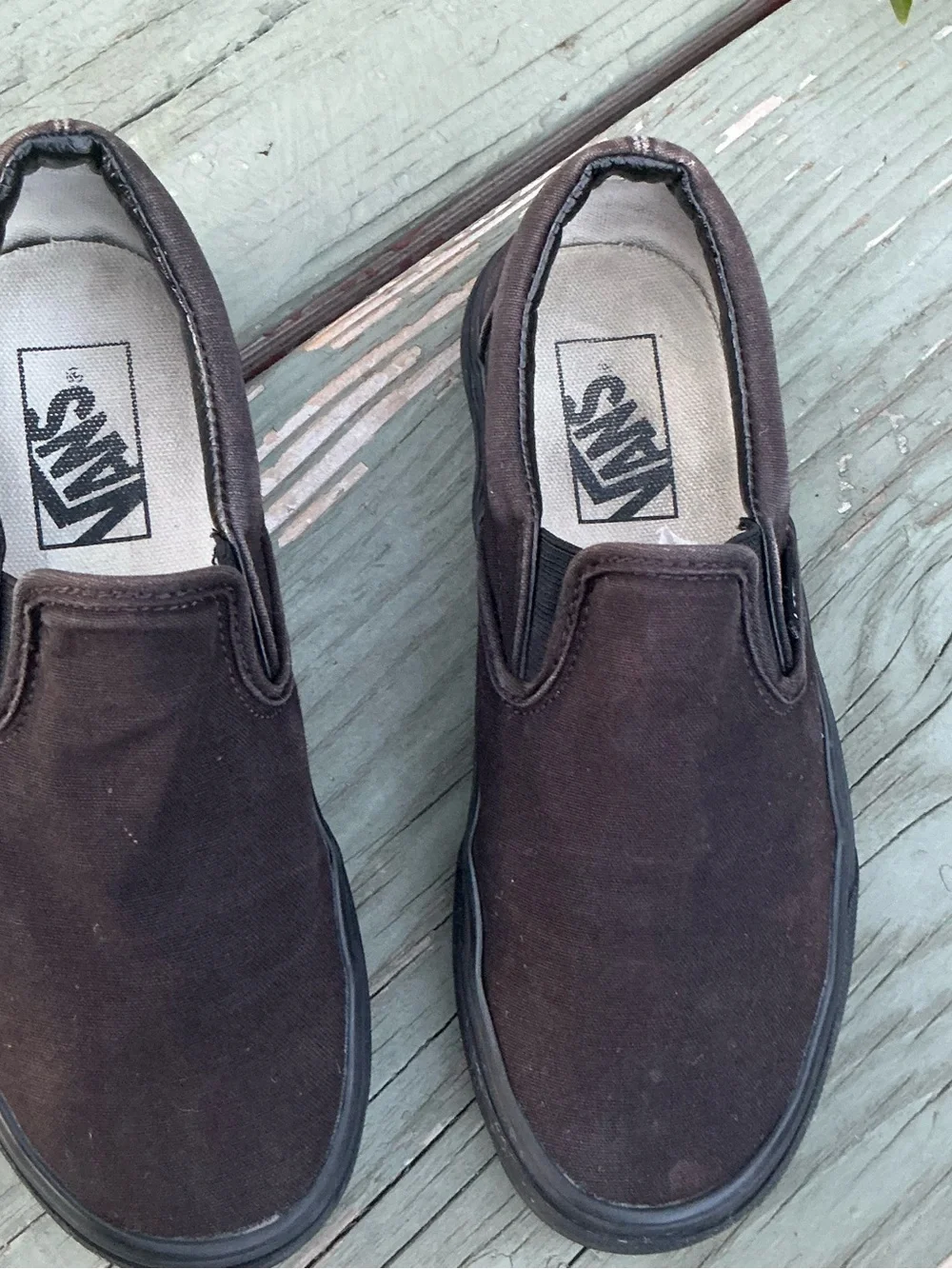 Vans Slip-On Canvas Loafers in Black